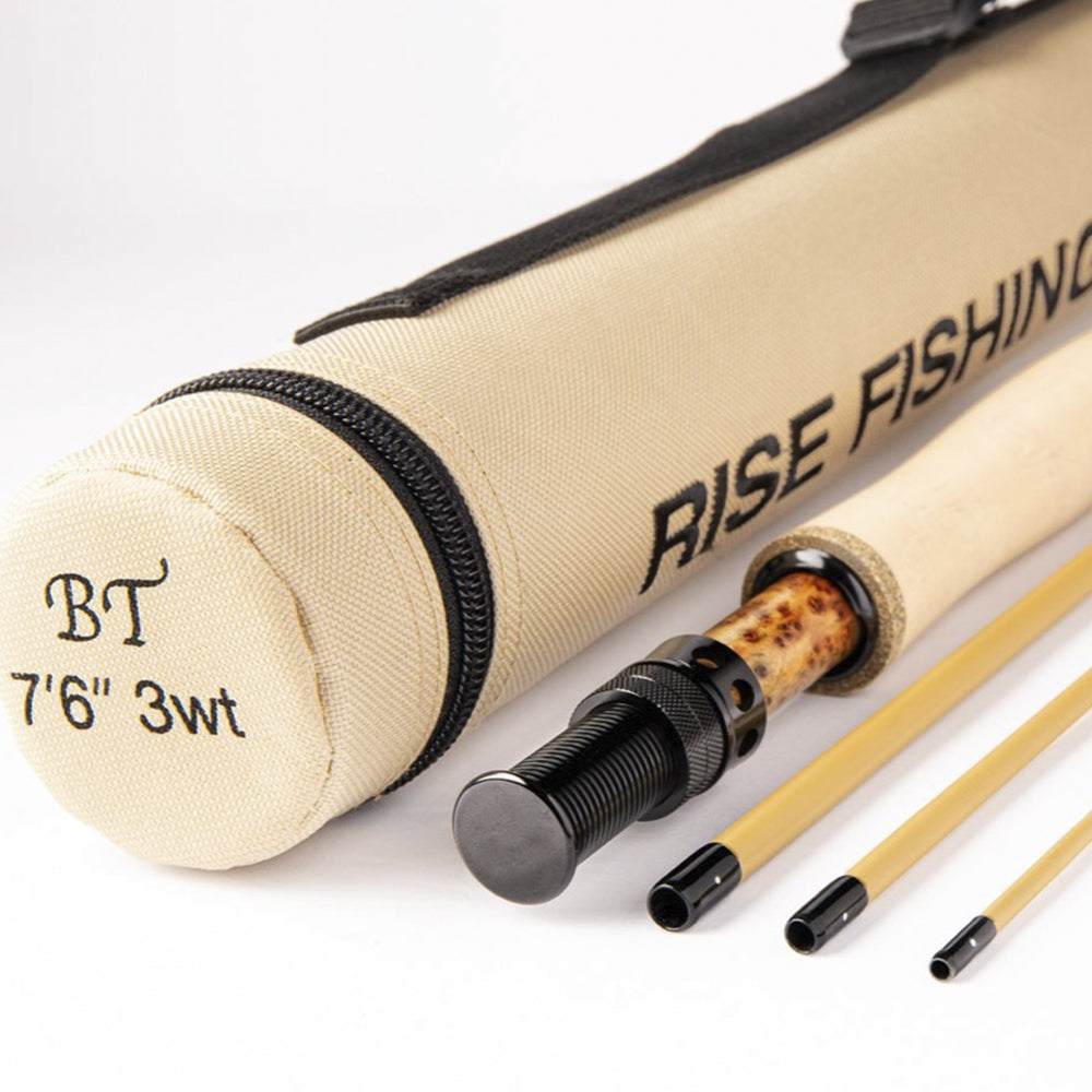 rise fishing co b&t 3wt fly rod case