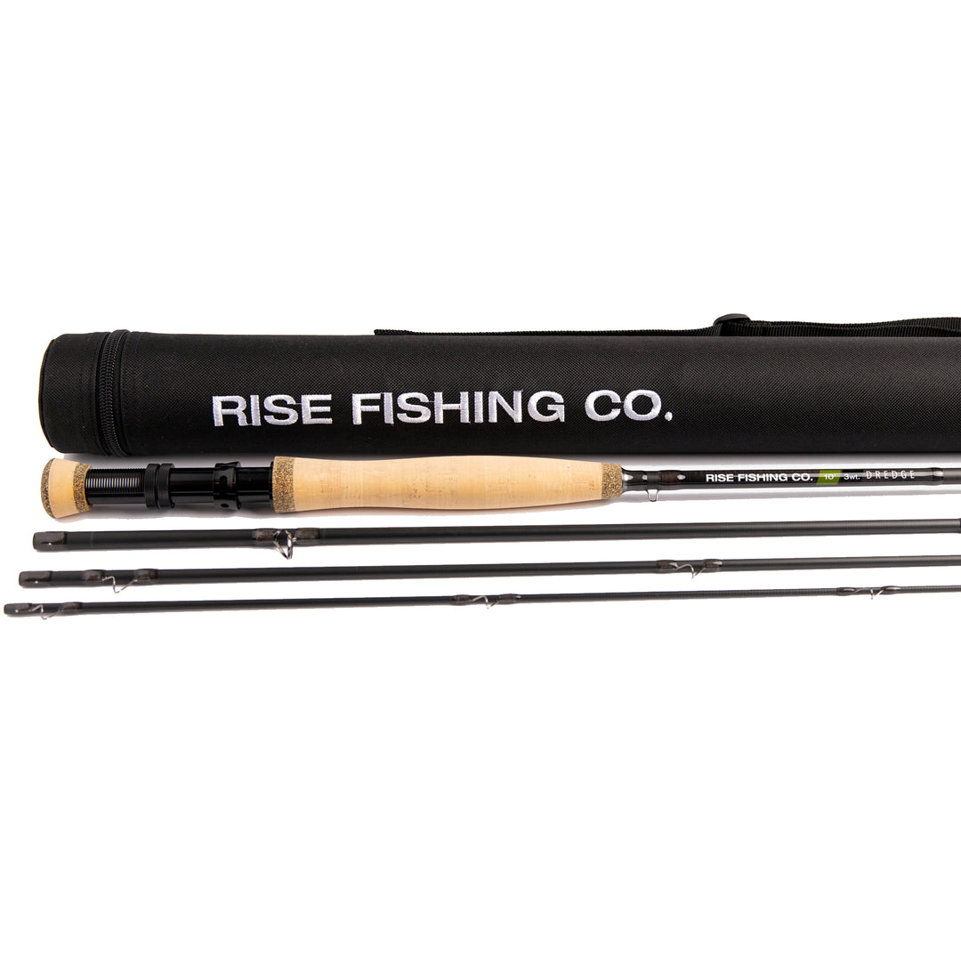 rise fishing co dredge euro nymph 3wt fly rod case