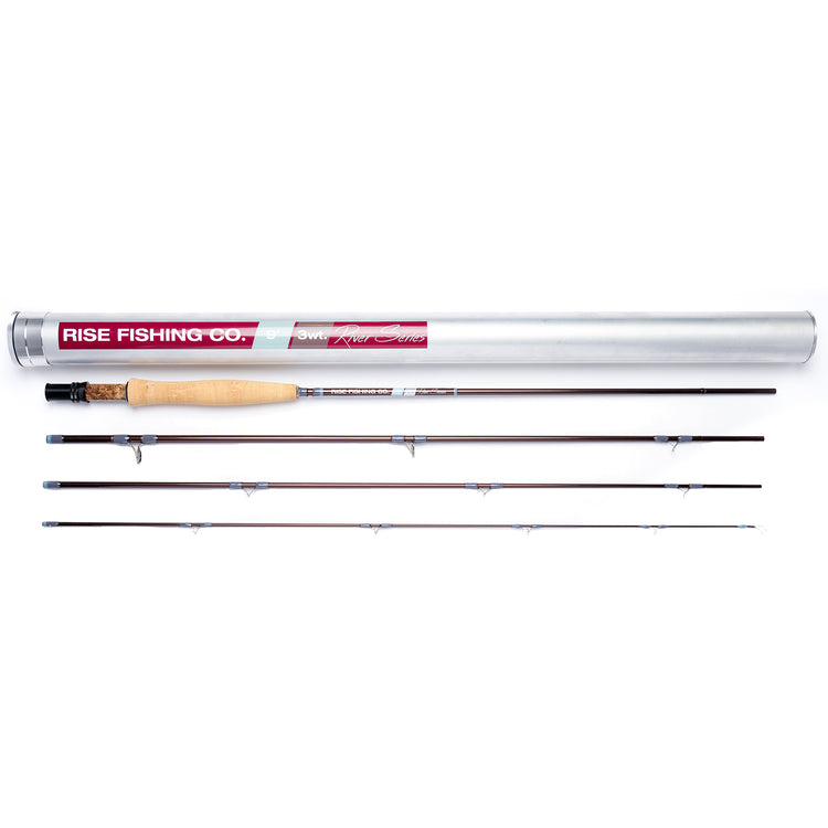 Rise Fishing co 5wt fly rod with case