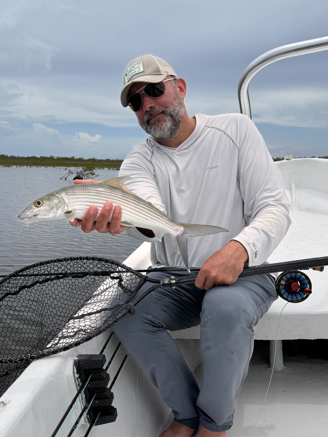 rise fishing co fly fishing trip to Belize 8wt fly rod bonefish