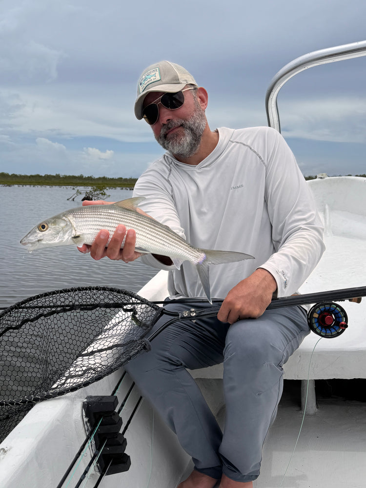 rise fishing co fly fishing trip to Belize 8wt fly rod bonefish