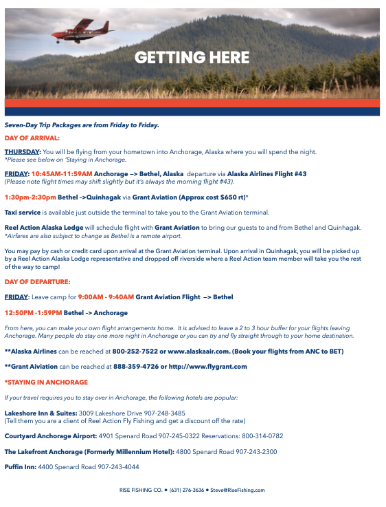 rise fishing co fly fishing trip to Alaska how to get there