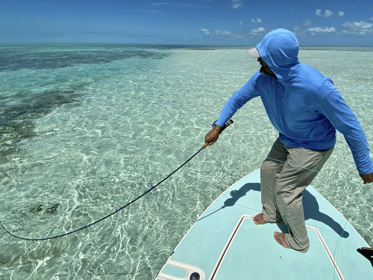 Rise fishing co fly fishing trip to bahamas bonefish flat